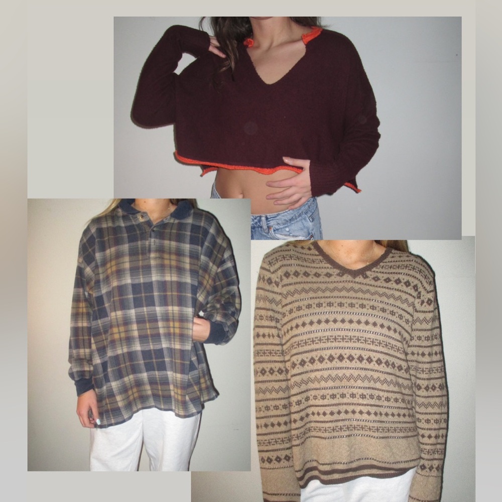 Bundle sell!! Three sweaters/long sleeve polo all in great condition!